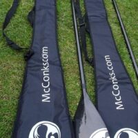 Padded protective paddle bag for 1 or two piece paddle up to 220cm long