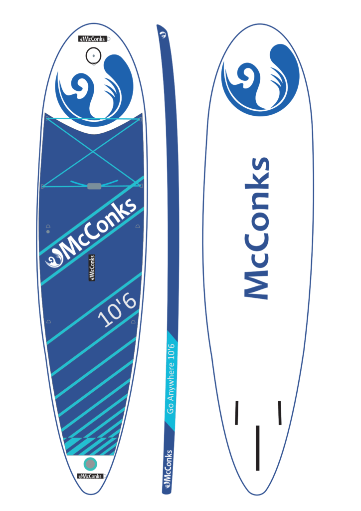 McConks Go Anywhere 10'6 inflatable SUP | The all round SUP