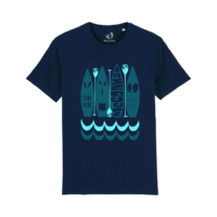 Blue monster SUP unisex t-shirt | Organic, ethical, fairwear | McConks SUP
