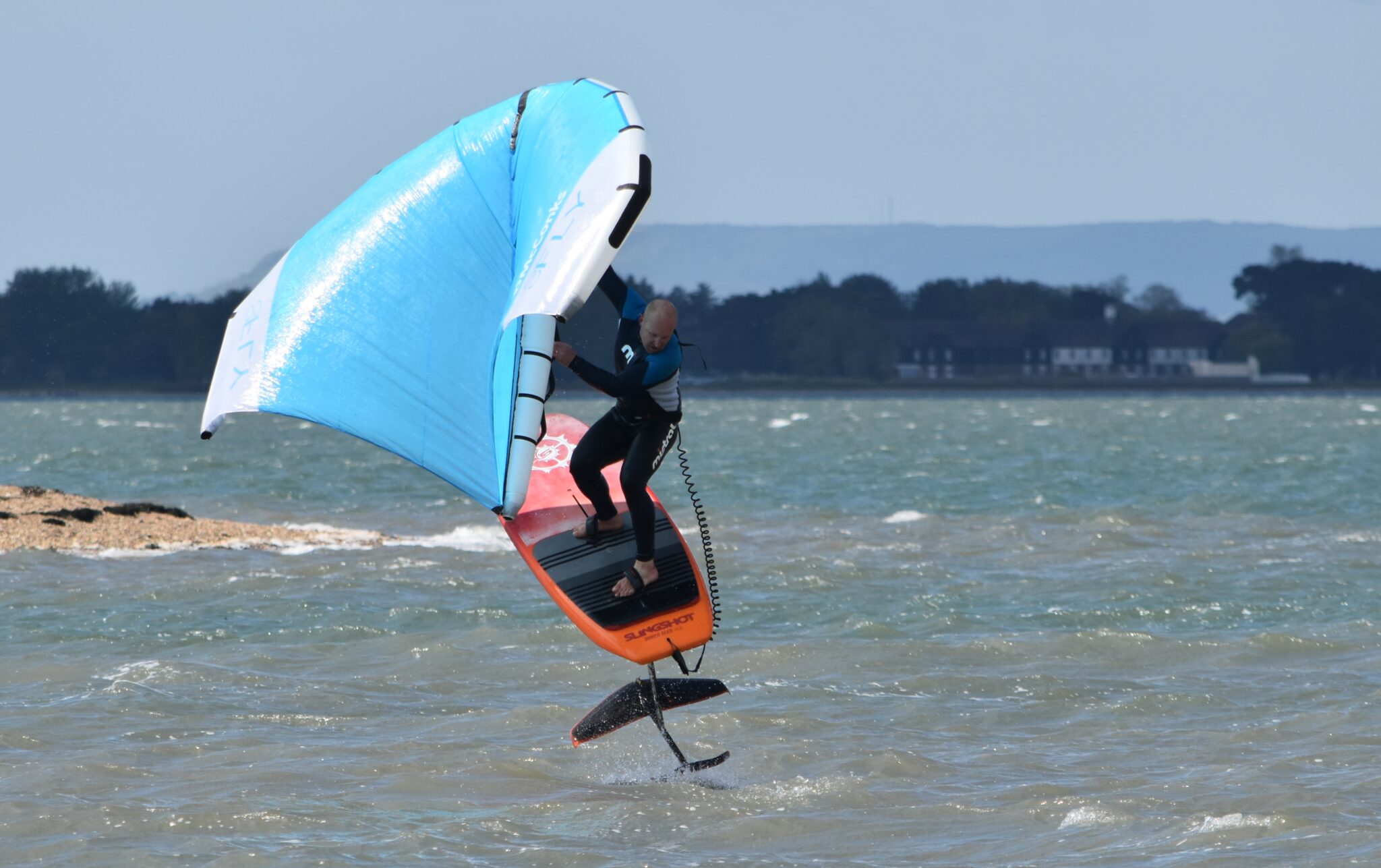 sup foil downwind