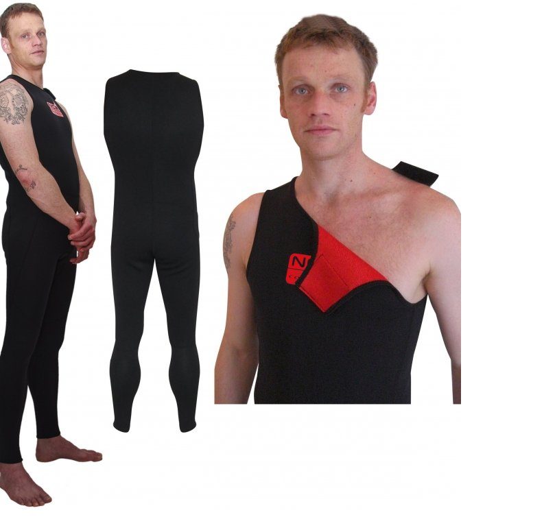 NCW SUP sleeveless wetsuit - thermal lined stretch neoprene