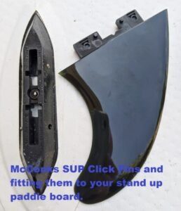 Read more about the article The easiest stand up paddle board fin system ever – McConks SUP Click Fins and how to fit.