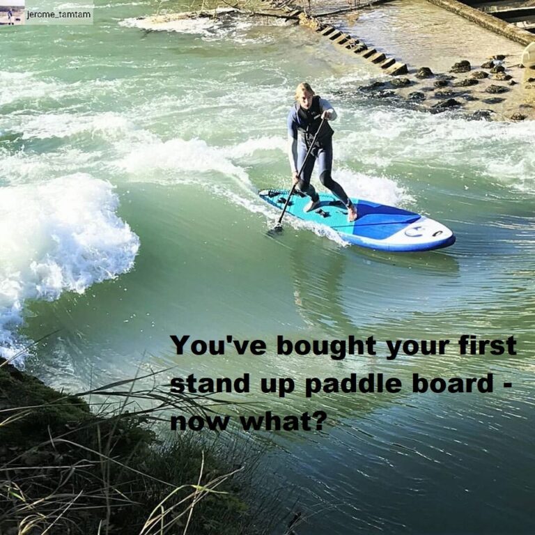 Read more about the article You’ve bought your first stand up paddle board – now what?