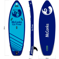 McConks 9’8″ Go Free wing | crossover wingsurf/surf board | without footstraps
