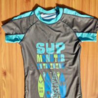 McConks Kids SUP monster in training short sleeve UV50 rash vest - made from recycled ocean waste