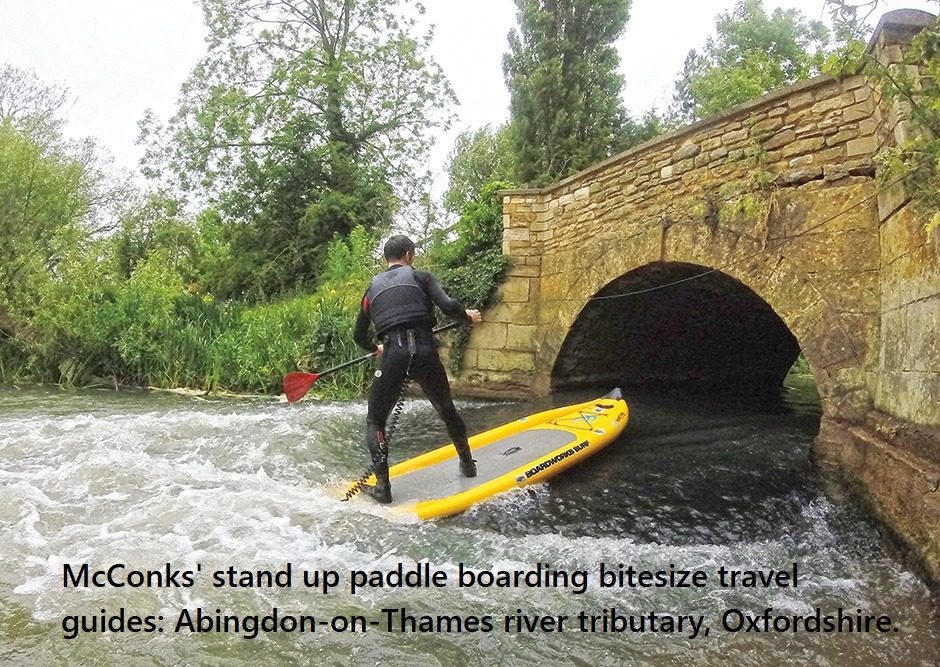 Read more about the article McConks’ stand up paddle boarding bitesize travel guides: Abingdon-on-Thames river tributary, Oxfordshire.
