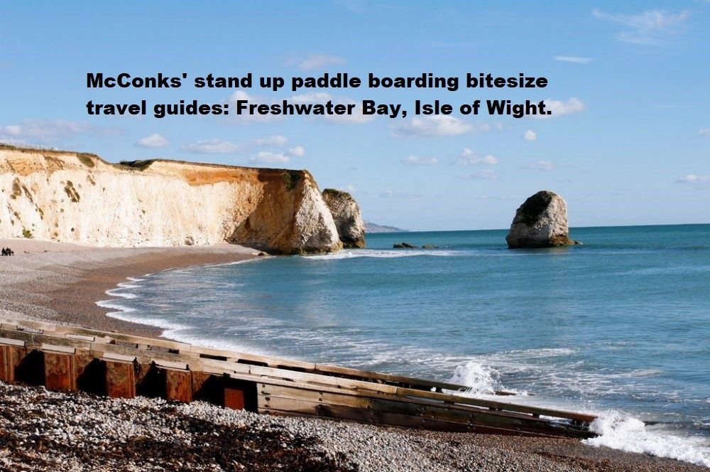 Read more about the article McConks’ stand up paddle boarding bitesize travel guides: Freshwater Bay, Isle of Wight.