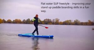 Read more about the article Flat water SUP freestyle – improving your stand up paddle boarding skills in a fun way.
