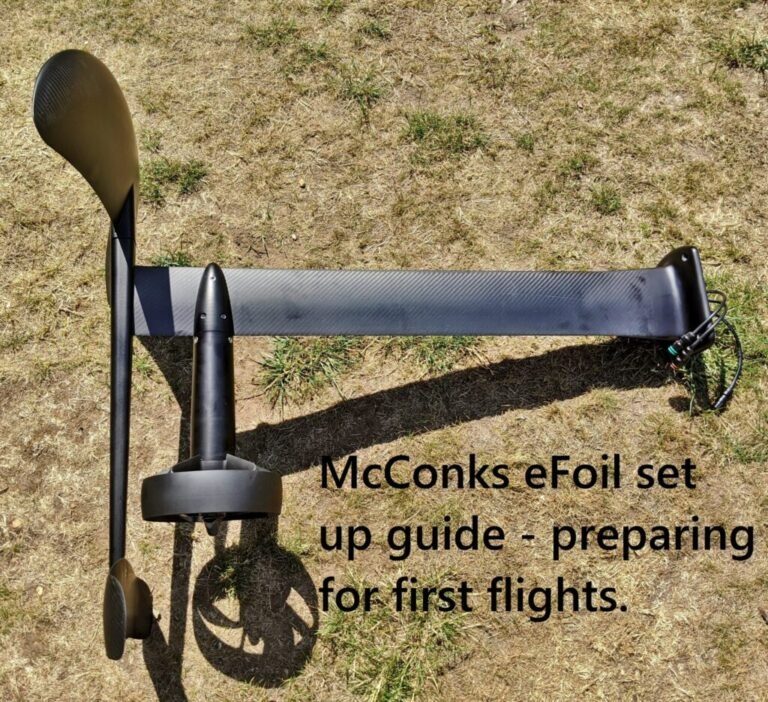 Read more about the article McConks eFoil set up guide – preparing for first flights.