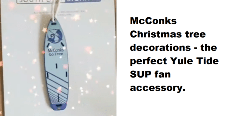 Read more about the article McConks Christmas tree decorations – the perfect Yule Tide SUP fan accessory.