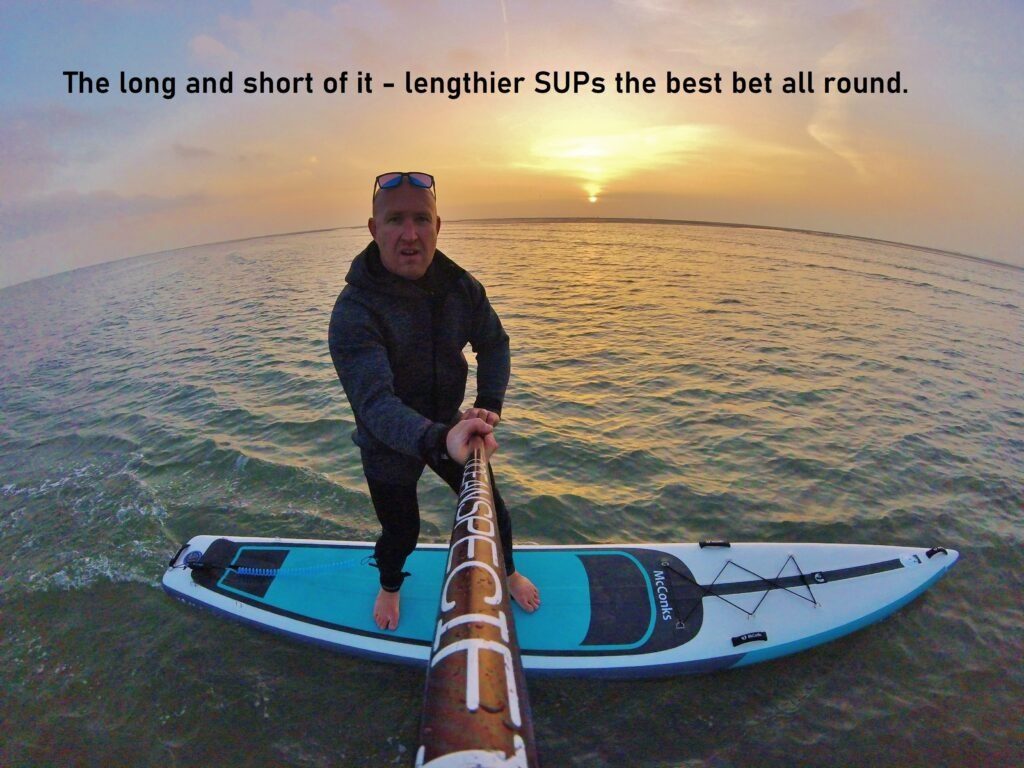 Read more about the article The long and short of it – lengthier SUPs: the best bet all round.