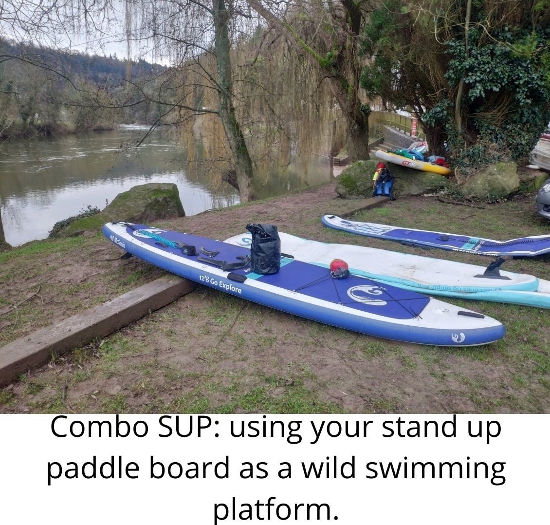 You are currently viewing Combo SUP: using your stand up paddle board as a wild swimming platform.