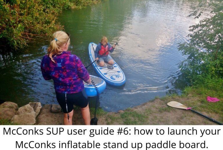 Read more about the article McConks SUP user guide #6: how to launch your McConks inflatable stand up paddle board.
