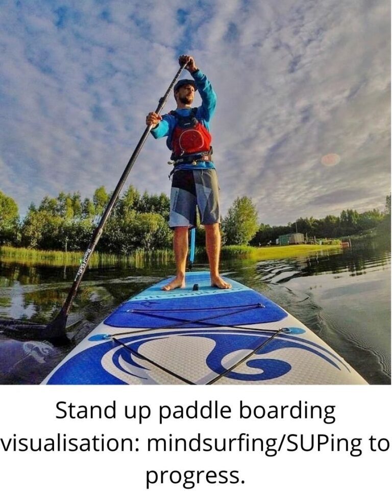 Read more about the article Stand up paddle boarding visualisation: mindsurfing/SUPing to progress.