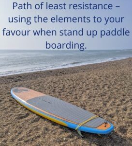 Read more about the article Path of least resistance – using the elements to your favour when stand up paddle boarding.