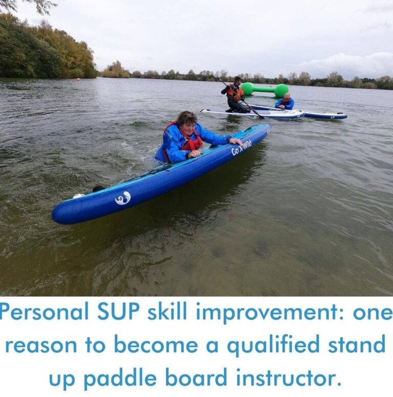 Read more about the article Personal SUP skill improvement: one reason to become a qualified stand up paddle board instructor.
