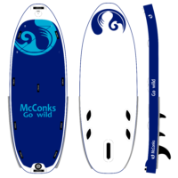2024 McConks Go Wild 9'8i | beginner whitewater SUP board | Preorder for January 2024