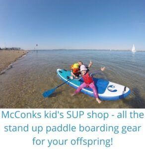 Read more about the article McConks kid’s SUP shop – all the stand up paddle boarding gear for your offspring!