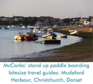 Read more about the article McConks’ stand up paddle boarding bitesize travel guides: Mudeford Harbour, Christchurch, Dorset.