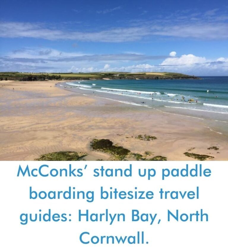 Read more about the article McConks’ stand up paddle boarding bitesize travel guides: Harlyn Bay, North Cornwall.