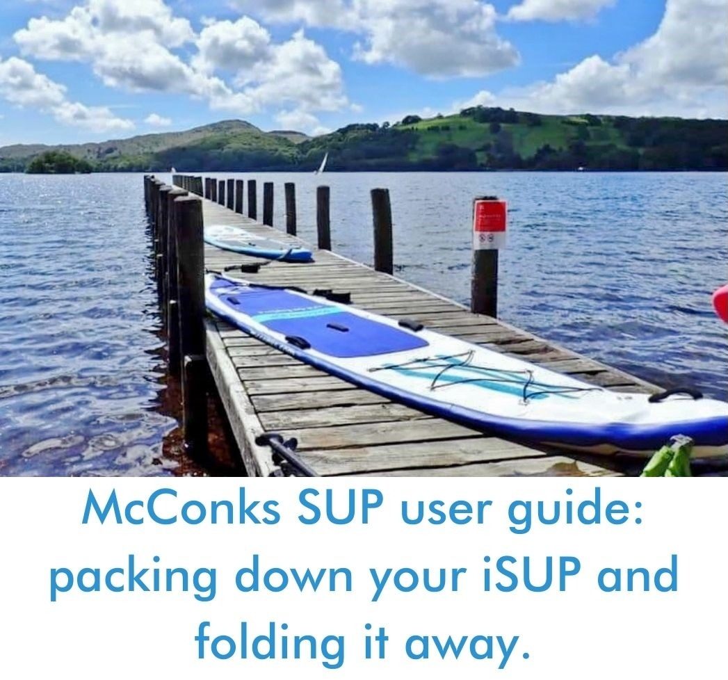 You are currently viewing McConks user guide: packing down your iSUP and folding it away.