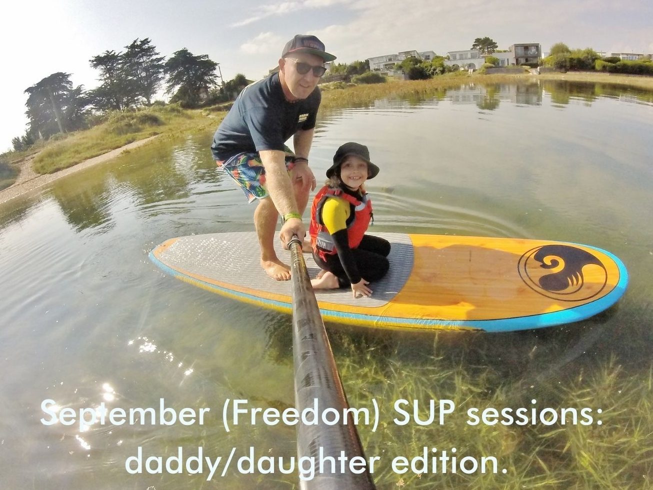 Read more about the article Sunny September SUP sessions with the McConks Freedom 10’6 hard board.