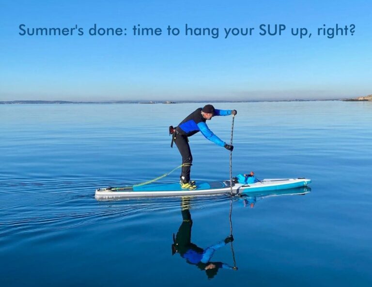 Read more about the article Summer’s done: time to hang your SUP up, right?
