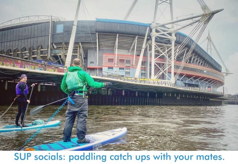 Read more about the article SUP socials: paddling catch ups with mates.
