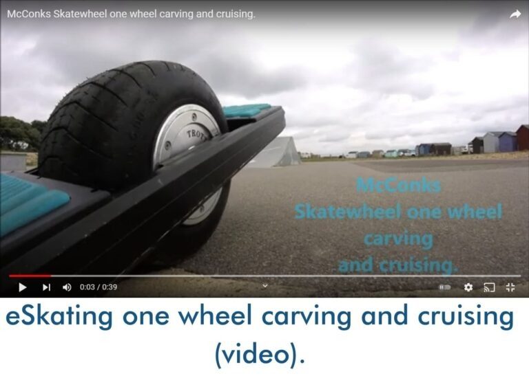 Read more about the article eSkating one wheel carving and cruising (video).