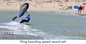 Read more about the article Wing boarding speed record set!