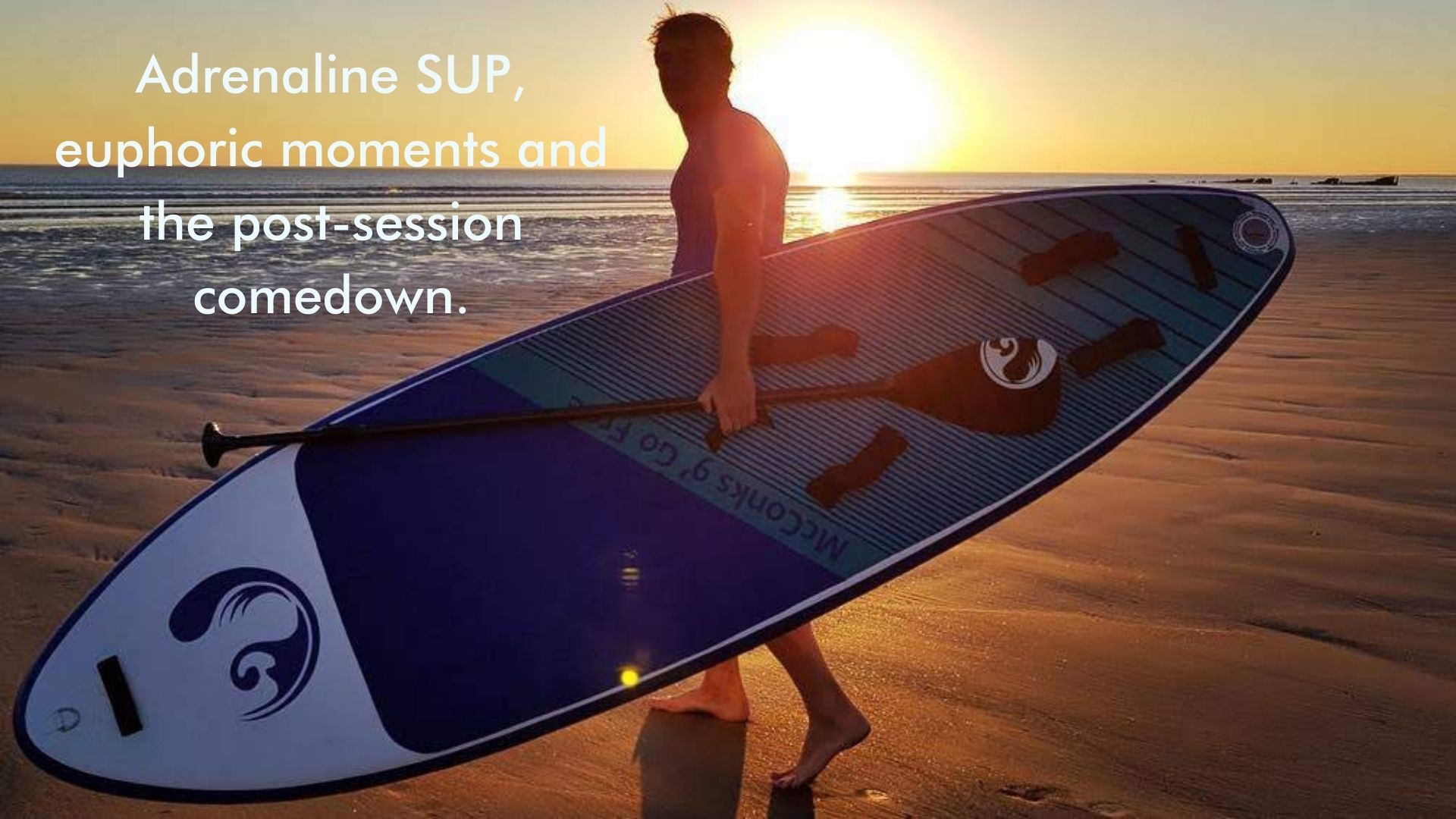 Read more about the article Adrenaline SUP, euphoric moments and the post-session comedown.