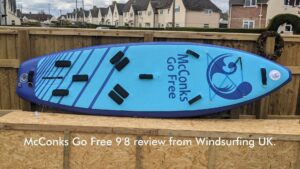 Read more about the article McConks Go Free 9’8 review from Windsurfing UK.