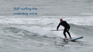 Read more about the article SUP surfing the underdog wave.