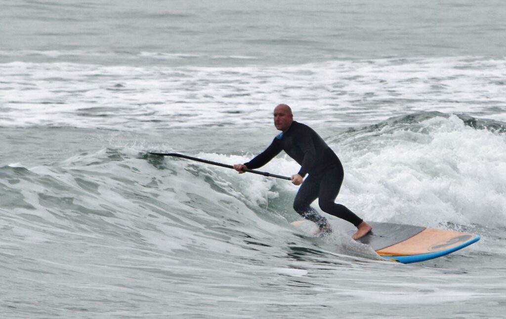 SUP foiling’s reconnection with prone surfing.