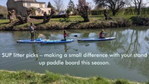 Read more about the article SUP litter picks – making a small difference with your stand up paddle board this season.