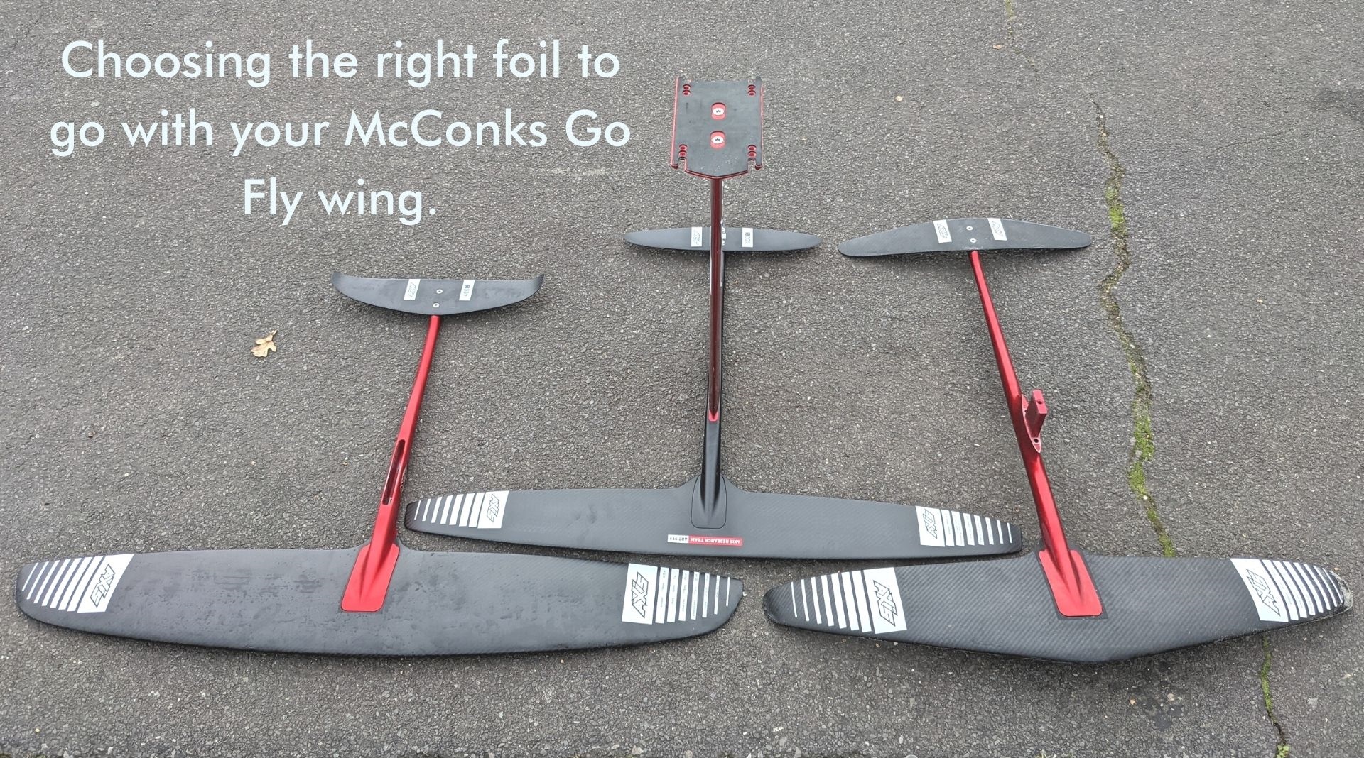 You are currently viewing Choosing the right foil to go with your McConks Go Fly wing.