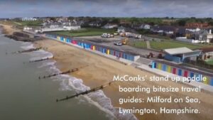 Read more about the article McConks’ stand up paddle boarding bitesize travel guides: Milford on Sea, Lymington, Hampshire.