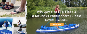 Read more about the article Win Gumbies flip flops & a McConks paddleboard