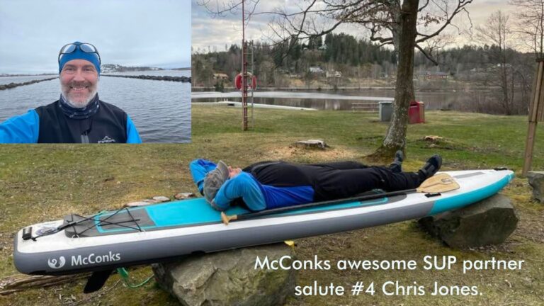 Read more about the article McConks awesome SUP partner salute #4 Chris Jones.