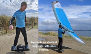 Read more about the article Learning to one wheel and wing skate – with James Dunstone.
