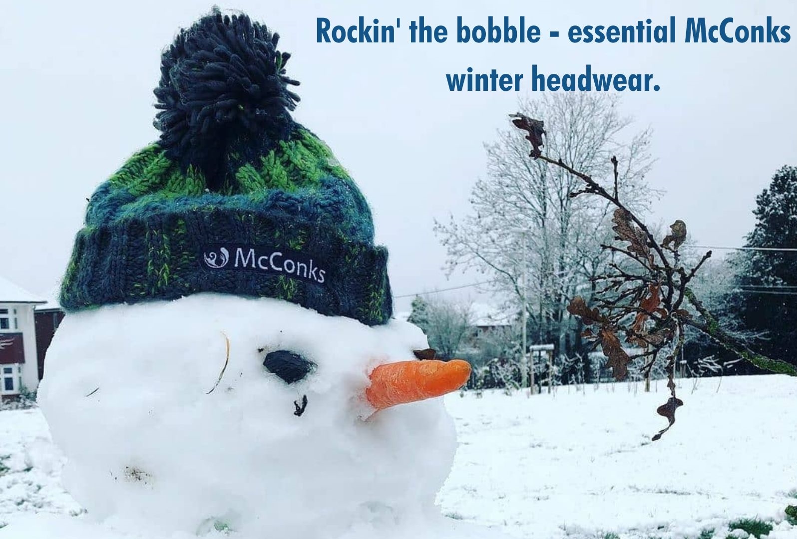 Read more about the article Rockin’ the bobble – essential McConks winter headwear.