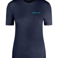 McConks Ladies recycled activewear - performance tshirt - Navy