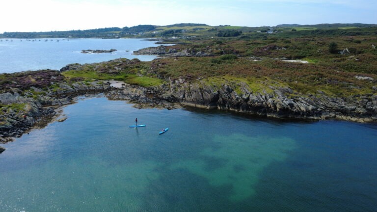 Big skies and turquoise waters on the Inner Hebridean Isle of Gigha
